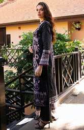 Y-1105 | 3Pc Unstitched Suit Embroidered Lawn Vol-11 Riwayat By Ramsha